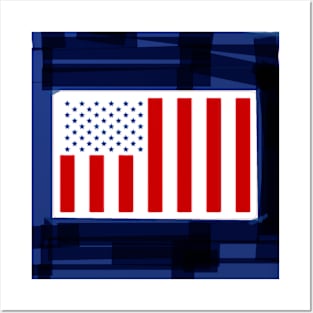 American Civil Peace Flag Posters and Art